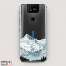 Cиликоновый чехол Горы арт 1 на Asus Zenfone 6 ZS630KL