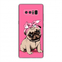 Силиконовый чехол Dog Pin-Up на Samsung Galaxy Note 8