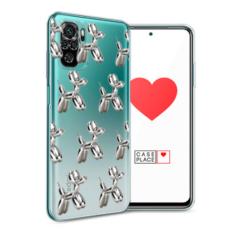 Силиконовый чехол balloon dogs 3 на Xiaomi Redmi Note 10S
