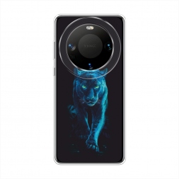 Силиконовый чехол Пантера в лунном свете на Huawei Mate 60