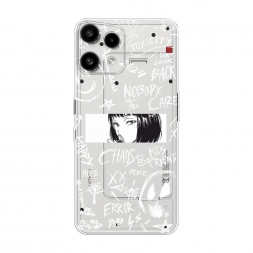 ����������� ����� Manga graffiti white �� Nothing Phone 3a lite