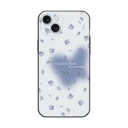 ������� ����������� ����� Blooms in time blue �� iPhone 15 Plus