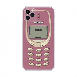 Силиконовый чехол Розовая нокиа на iPhone 11 Pro Max