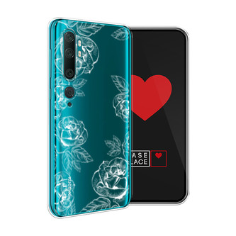 Силиконовый чехол Розы графика на Xiaomi Mi Note 10/Mi Note 10 Pro