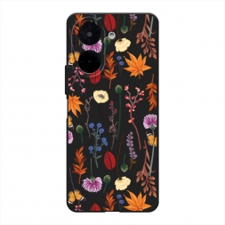 ������� ����������� ����� Orange Purple flowers �� Poco C71 4G