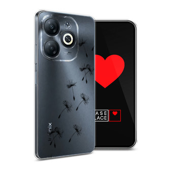 Силиконовый чехол Летящие одуванчики на Infinix Smart 8 HD