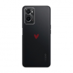 Силиконовый чехол Маленькое красное сердечко на Oppo A36