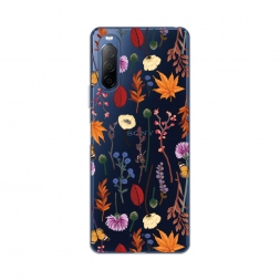 ����������� ����� Orange Purple flowers �� Sony Xperia 10 II