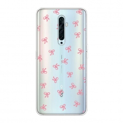 Силиконовый чехол Маленькие розовые бантики на Oppo Reno 2Z