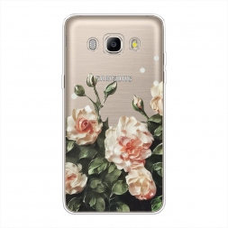 Силиконовый чехол Цветочная картина 2 на Samsung Galaxy J5 2016