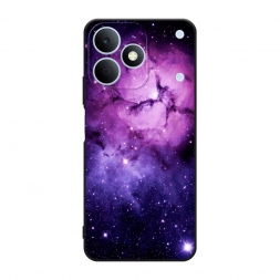 Матовый силиконовый чехол Космос 18 на Realme Note 80