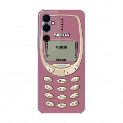 Силиконовый чехол Розовая нокиа на Tecno Pova Neo 2