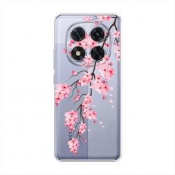 Силиконовый чехол Розовая сакура на Xiaomi Redmi Note 14 Pro 5G