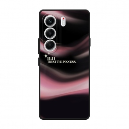 Матовый силиконовый чехол trust the process на Tecno Camon 40 Pro 5G