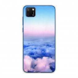 Силиконовый чехол Облака на Huawei Y5p