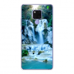 Силиконовый чехол Водопад 8 на Huawei Mate 20X