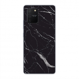 Силиконовый чехол Черный минерал на Samsung Galaxy S10 Lite