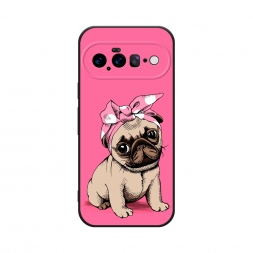 Матовый силиконовый чехол Dog Pin-Up на Google Pixel 11