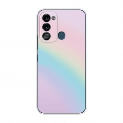 Силиконовый чехол Нежная радуга на Itel Vision 3