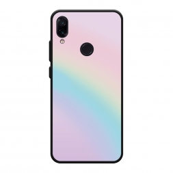 Матовый силиконовый чехол Нежная радуга на Xiaomi Redmi 7