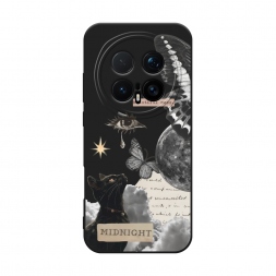 Матовый силиконовый чехол midnight collage на Honor Magic 8 Pro
