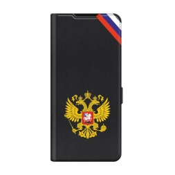 Чехол-книжка Premium Герб РФ и лента на Samsung Galaxy A35 5G