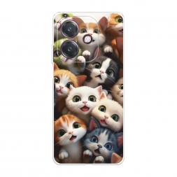Силиконовый чехол Море котят на Oppo A3