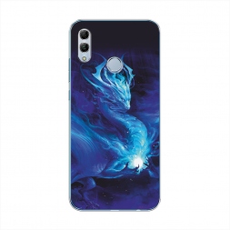 Силиконовый чехол Лунный дракон на Honor 10 Lite