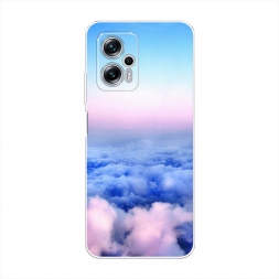 Силиконовый чехол Облака на Xiaomi Redmi Note 11T Pro Plus