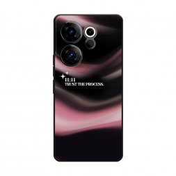 Матовый силиконовый чехол trust the process на Tecno Camon 20 Premier