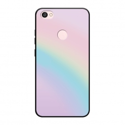 Матовый силиконовый чехол Нежная радуга на Xiaomi Redmi Note 5A