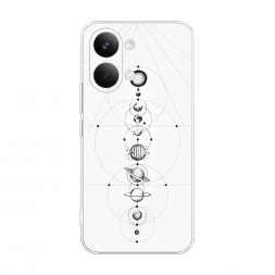 Силиконовый чехол Парад планет на Poco X8 Pro Max