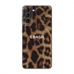 Силиконовый чехол Ebash на леопарде на Samsung Galaxy S21