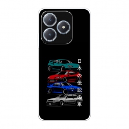 Силиконовый чехол JDM Legend cars на Realme C63