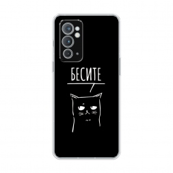 Силиконовый чехол Раздражённый кот на OnePlus 9RT