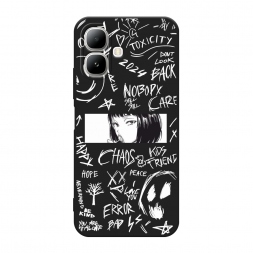 ������� ����������� ����� Manga graffiti white �� Infinix Smart 20