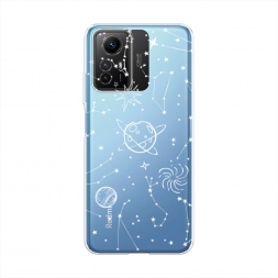 Силиконовый чехол Планеты в космосе на Xiaomi Redmi Note 12S