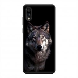Матовый силиконовый чехол Волчий взгляд на ZTE Blade A71