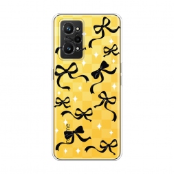 Силиконовый чехол Милые чёрные бантики на Realme GT Neo 3T