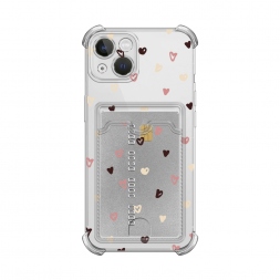 Карман Сердечки паттерн рисунок на iPhone 13