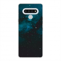 Силиконовый чехол Синий космос на LG Stylo 6