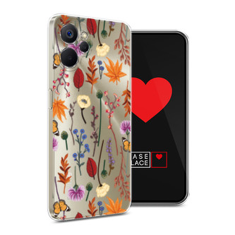 ����������� ����� Orange Purple flowers �� Realme 9i 5G