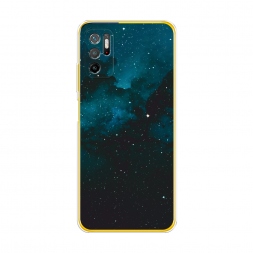 Силиконовый чехол Синий космос на Xiaomi Poco M3 Pro