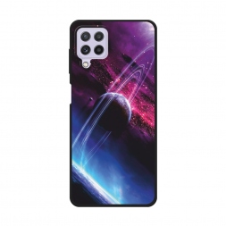 Матовый силиконовый чехол Космос 17 на Samsung Galaxy A22