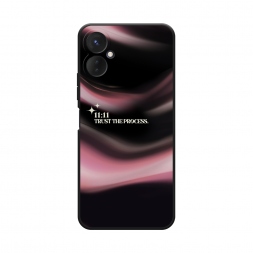 Матовый силиконовый чехол trust the process на Tecno Spark 9 Pro