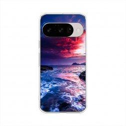 Силиконовый чехол Волны 1 на Google Pixel 10