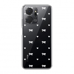 Силиконовый чехол Простые бантики 1 на Honor X7A Plus