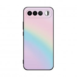 Матовый силиконовый чехол Нежная радуга на Realme 16