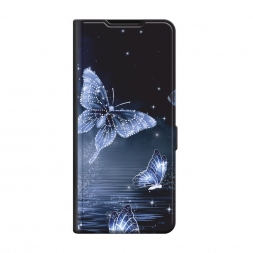 Чехол-книжка Premium Кристальные бабочки на Realme C60