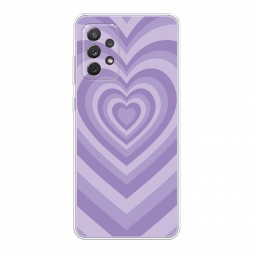 ����������� ����� Violet heart latte �� Samsung Galaxy A73